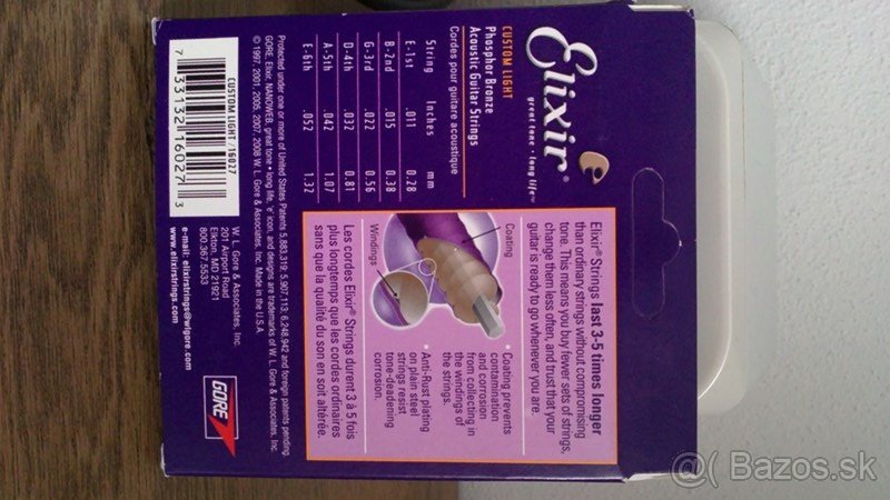 Gitarove struny Elixir - 2