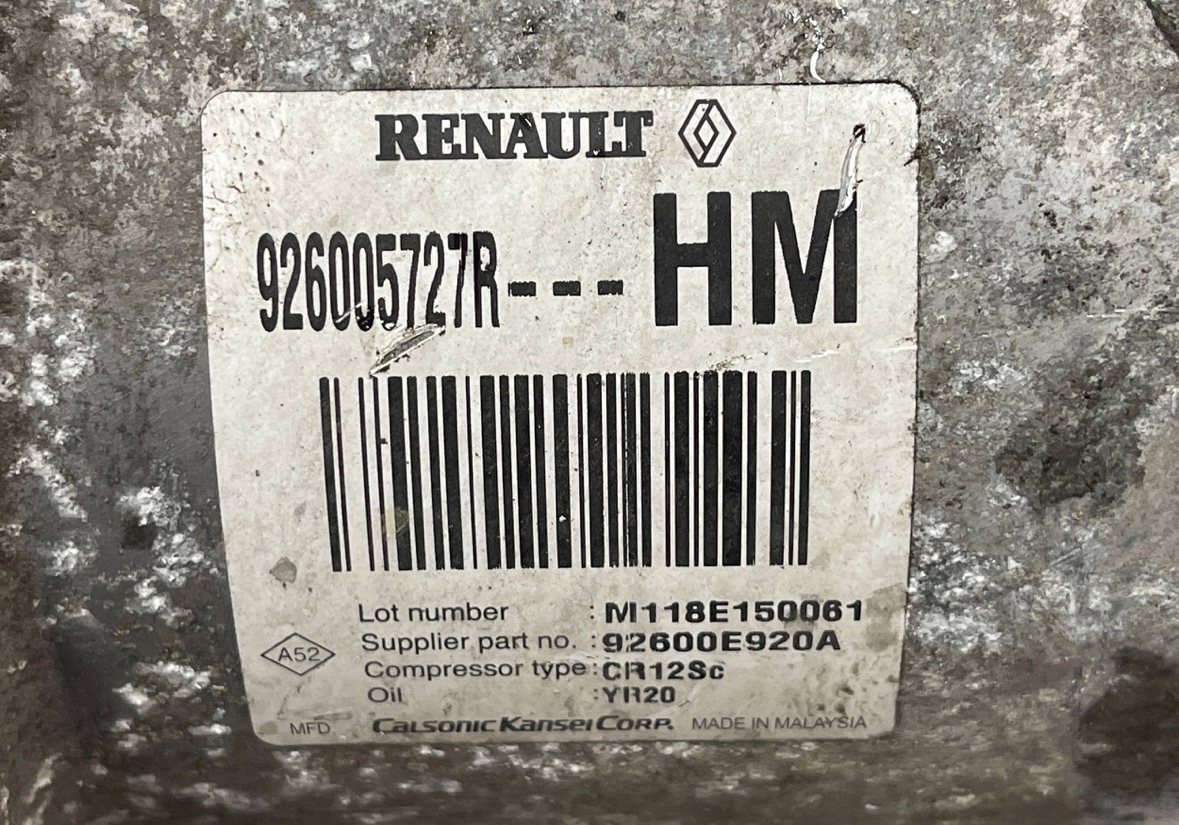 Dacia Dokker 1.6 sce kompresor klimatizácie - 2