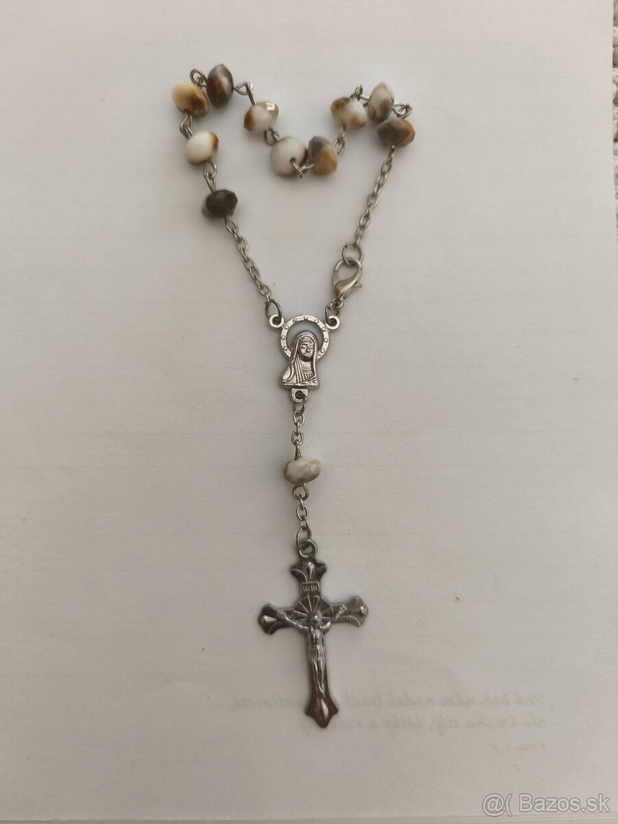 Ruženec na zapínanie (napr. do auta) - BEN - 2