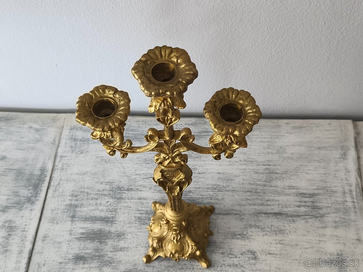 Starožitný svietnik - 38 cm - 2