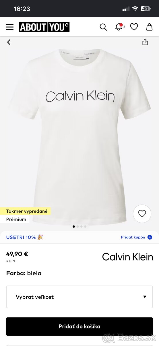 Calvin Klein tričko - 2