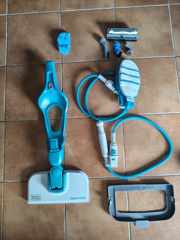 parný mop black decker 10v1 - 2
