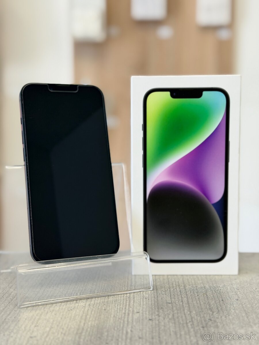100% BATÉRIA - Apple iPhone 14 128GB Midnight - 2