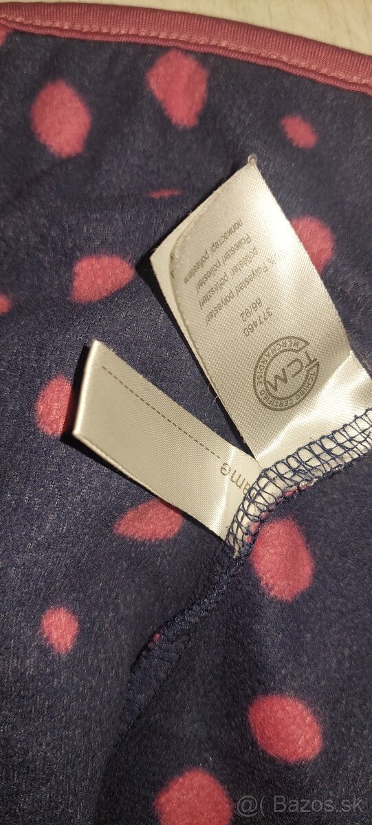 Flisová mikina tmavo modrá - 2