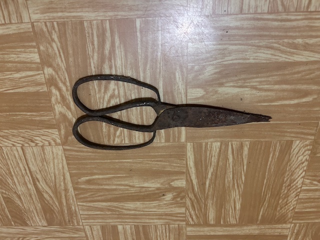 Predám historické krajčírske nožnice ručne kované - 2