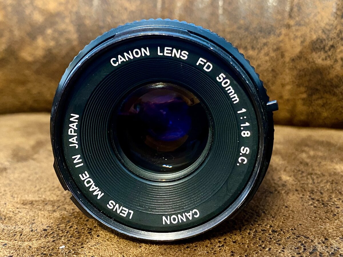 Objektív Canon 50 1.8 S.C bajonet FD - 2
