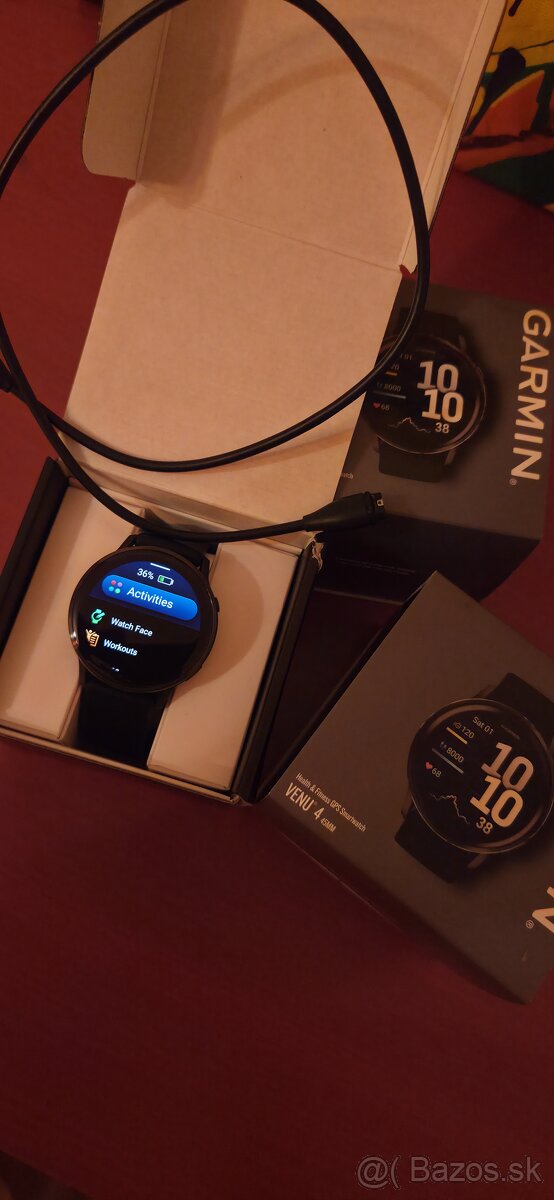 Predám Garmin Venu 4 45mm Slate/Black silicone band - 2