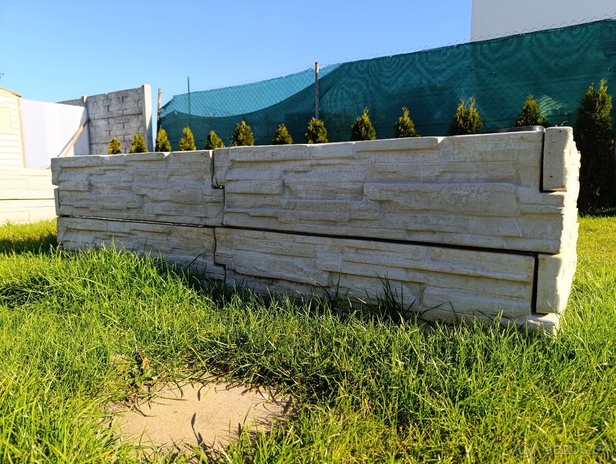 Vyvýšené záhony betonove - 2