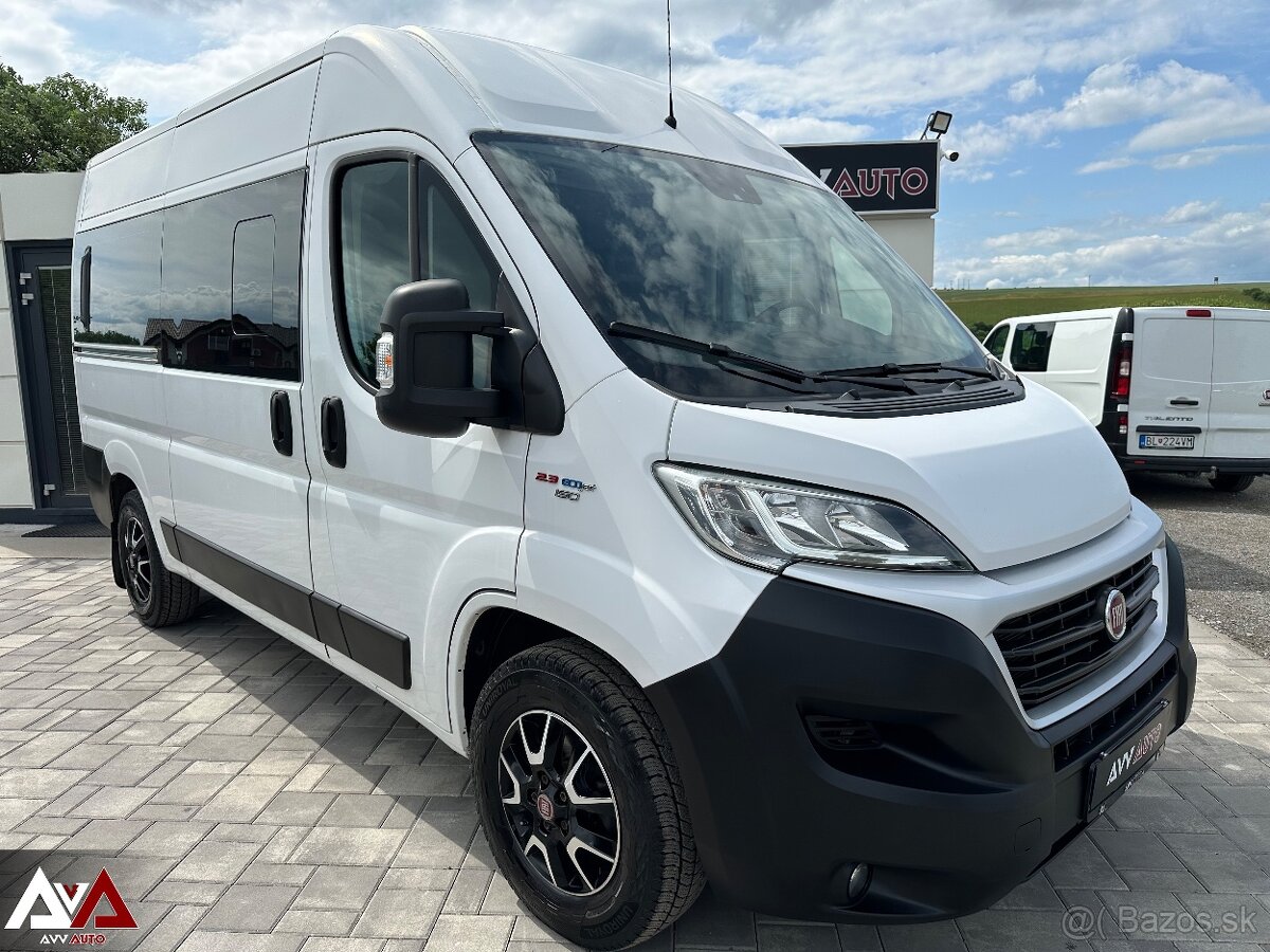 Fiat Ducato 2.3 MultiJet L2H2 3,3t, Pôvodný lak,8 miestne,SR - 2
