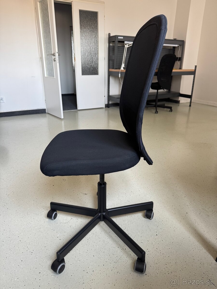 FLINTAN Kancelárska stolička, čierna (34 ks) - 2