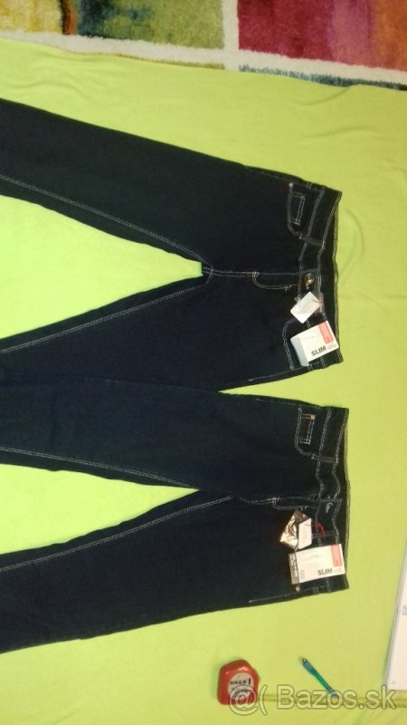 2x nové JEANS s visačkami pre pubišky - 2