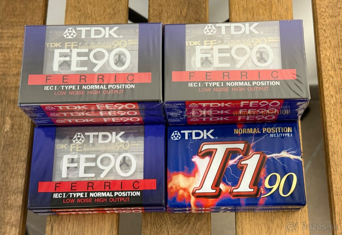 Audiokazety Sony, TDK - 2