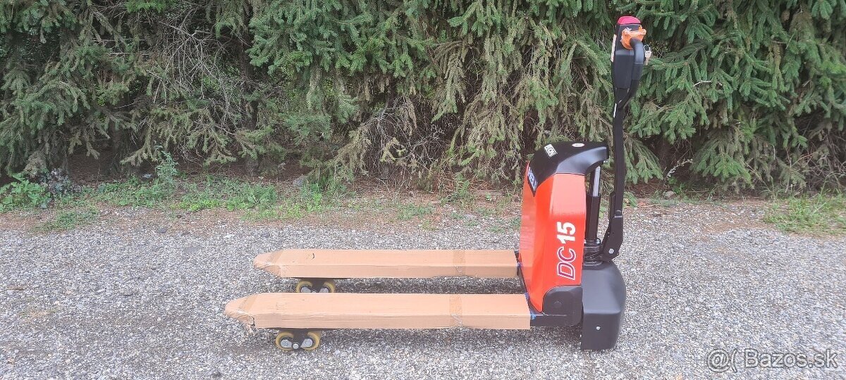 Ručne vedený elektrický paletový vozík Heli 1,5t.nový - 2