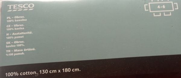 Nový vínovo-bordový obrus 130 x180 cm - 2