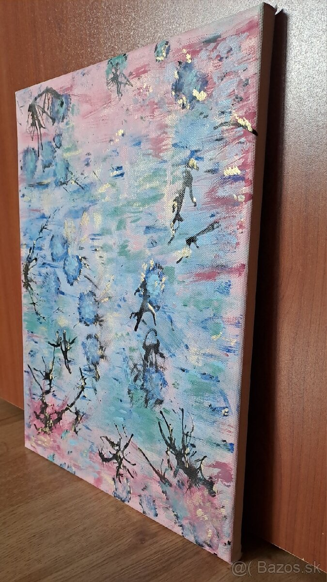 Abstraktný obraz (ručne maľovaný) - 2