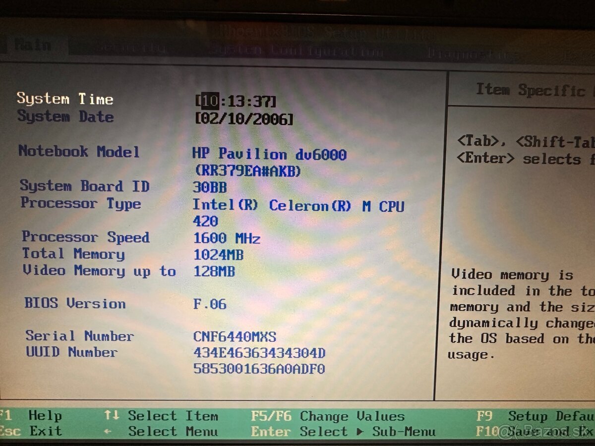HP Pavilion dv6000 - 2