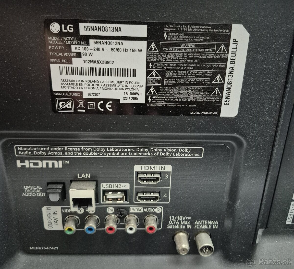 55" LG TV NanoCell 55NANO813NA - 2