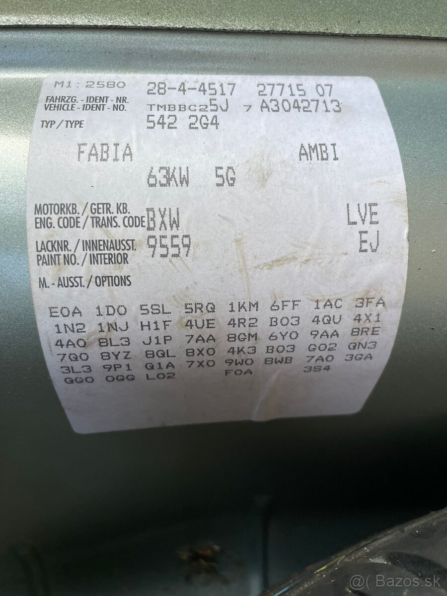 Škoda fabia 2007 bxw lve - 2