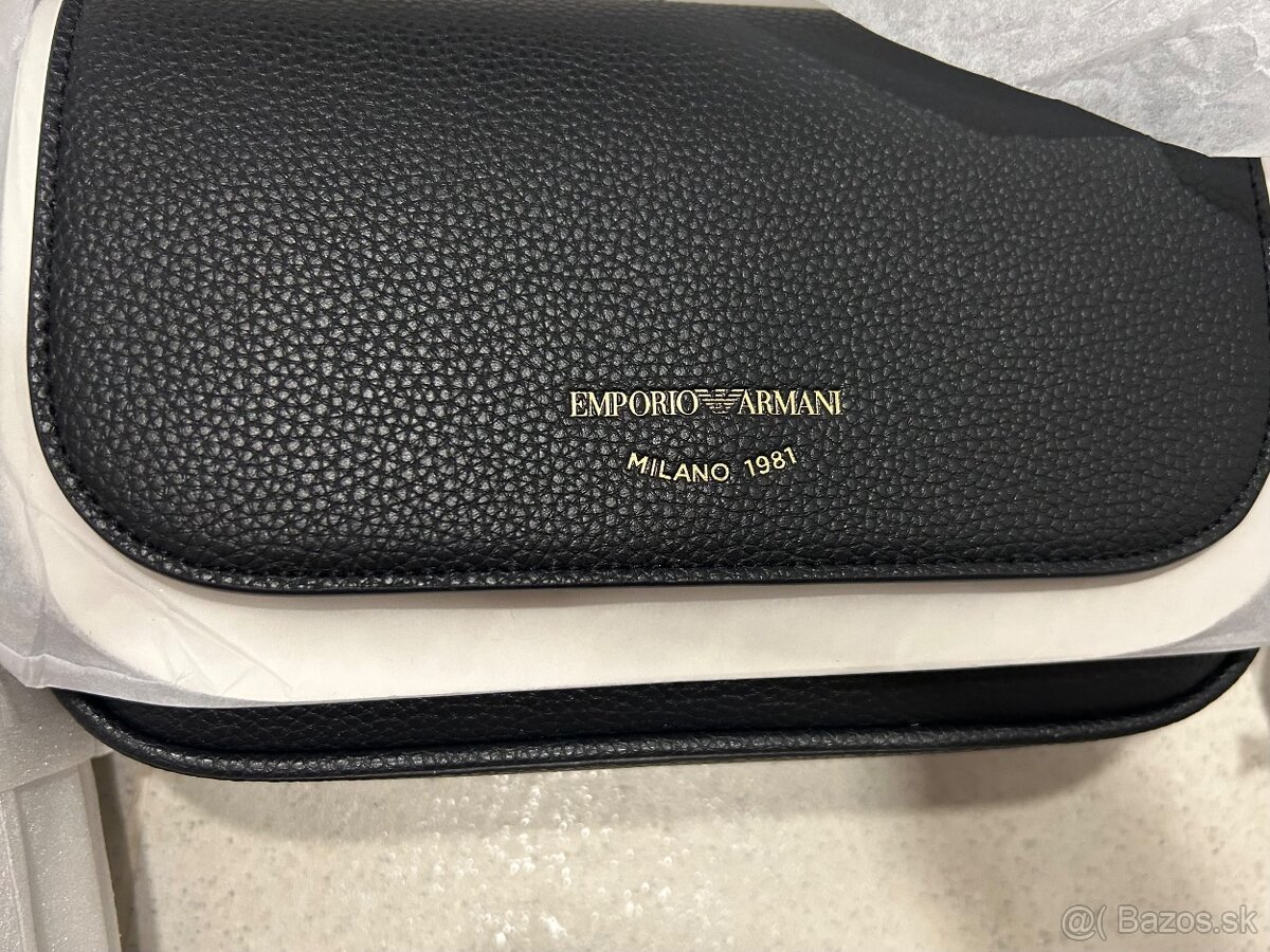 Emporio Armani kabelka crossbody modrá - 2