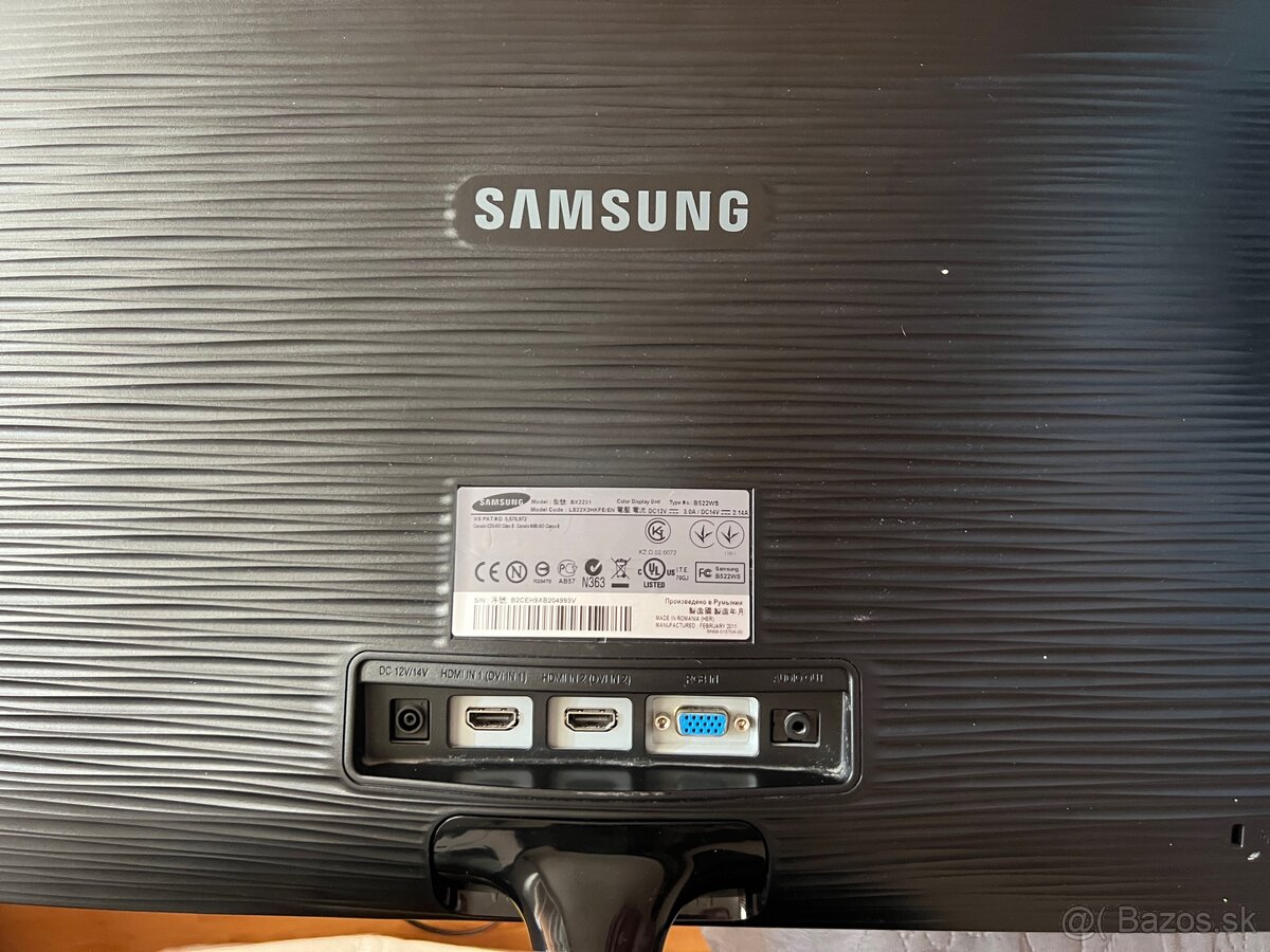 Monitor Samsung BX2231 - 21.6" - 2