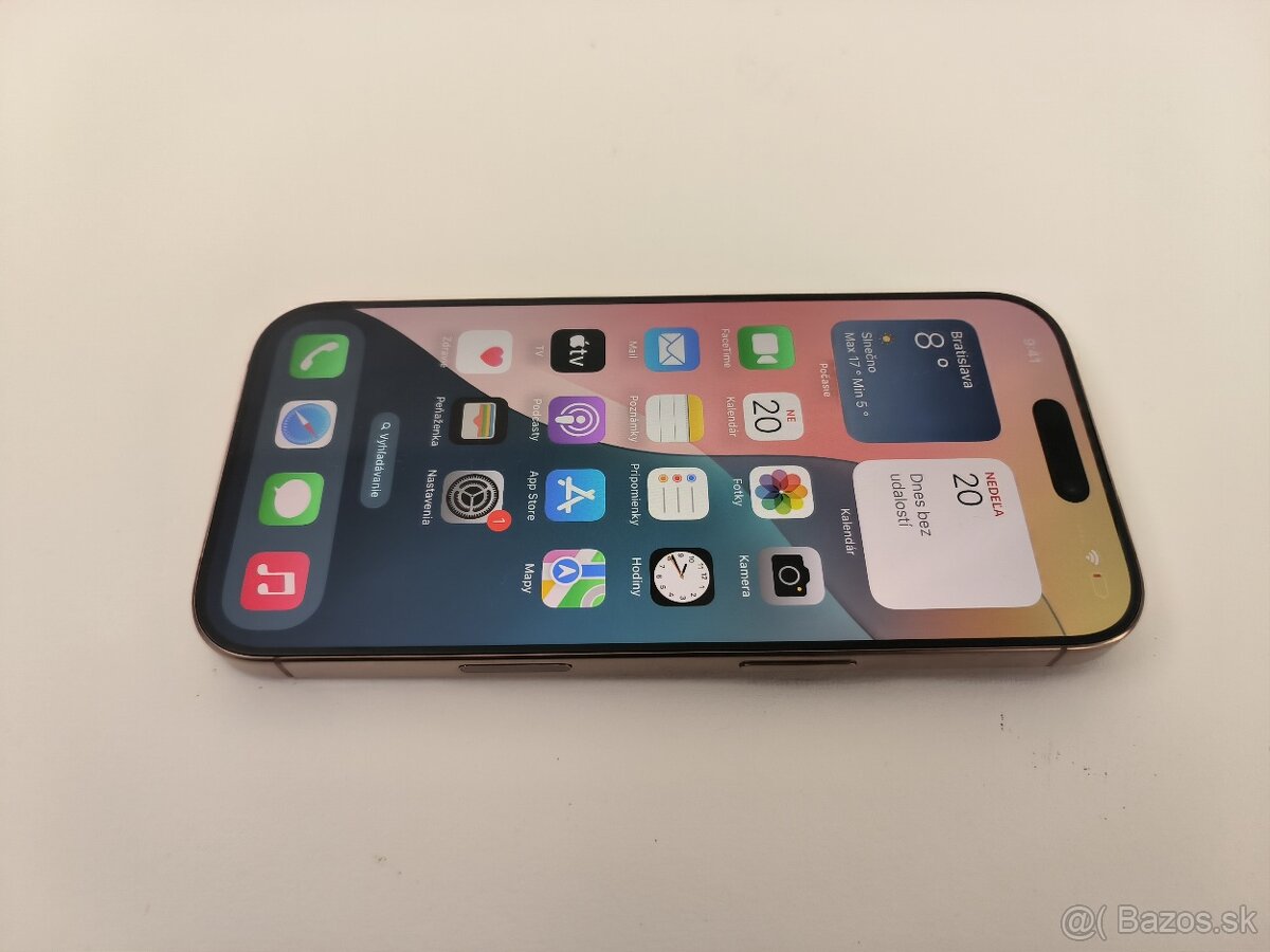 apple iphone 16 PRO MAX 256gb Desert Titanium / Batéria 90% - 2