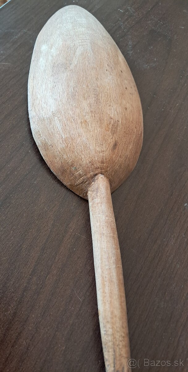 Drevená naberačka na múku - 2