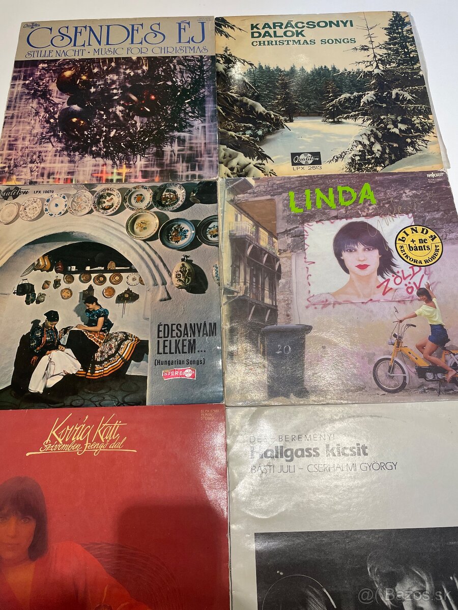 Lp platne maďarské aj vianočné - 2