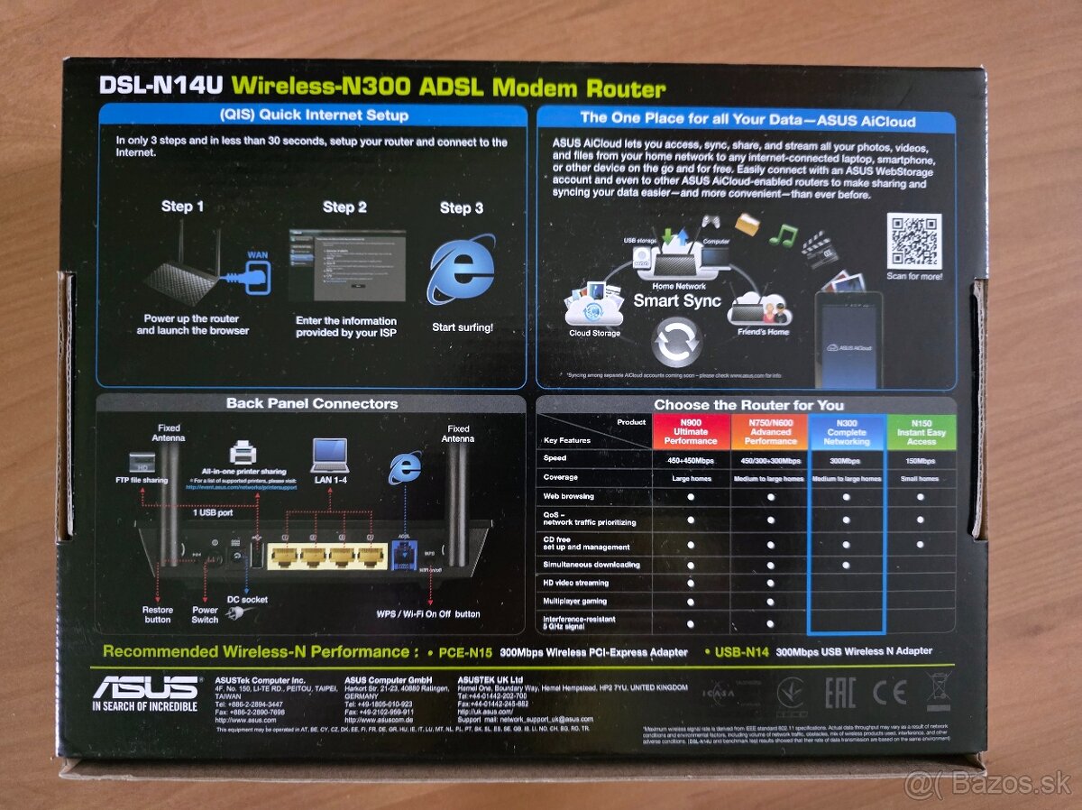 ADSL modem/router ASUS DSL-N14U - 2