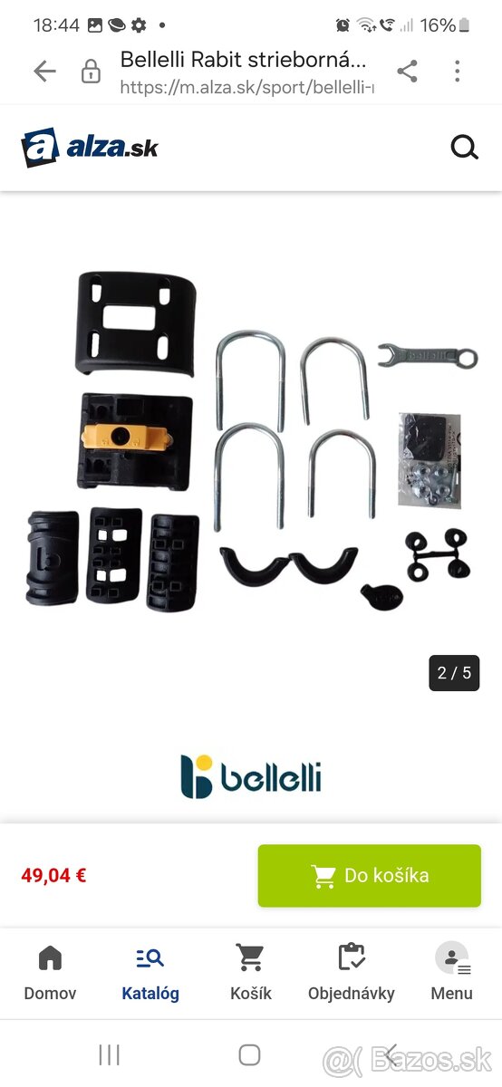 Predná sedačka na bycikel. - 2