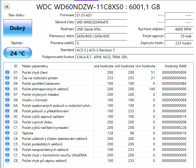 WD ELEMENTS PORTABLE 6TB externý - 2