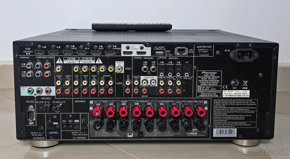 Pioneer VSX-2021 /THX/USB vstup/AirPlay - 2