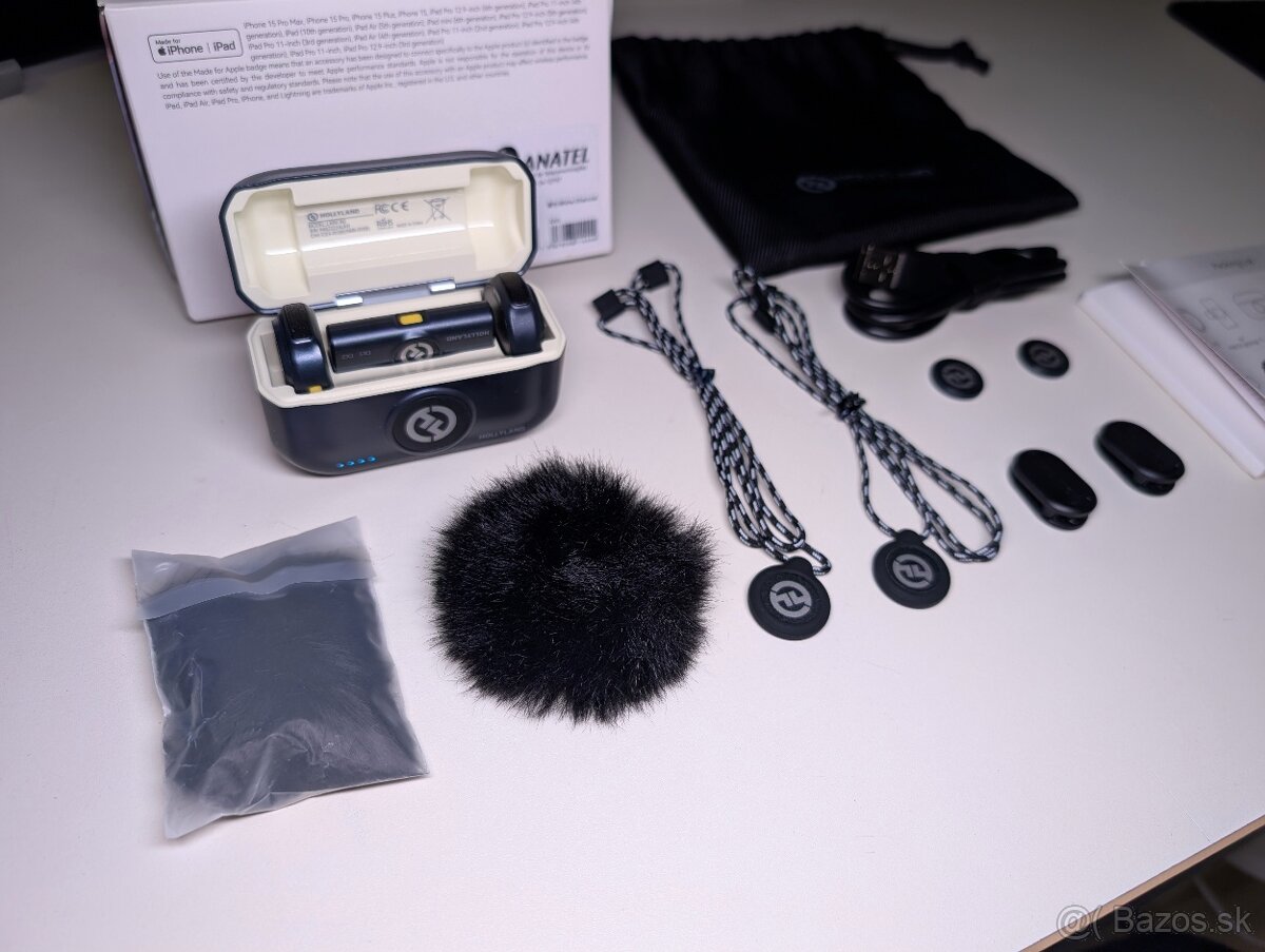 Hollyland Lark M2 USB-C - bezdrôtový mikrofón - 2