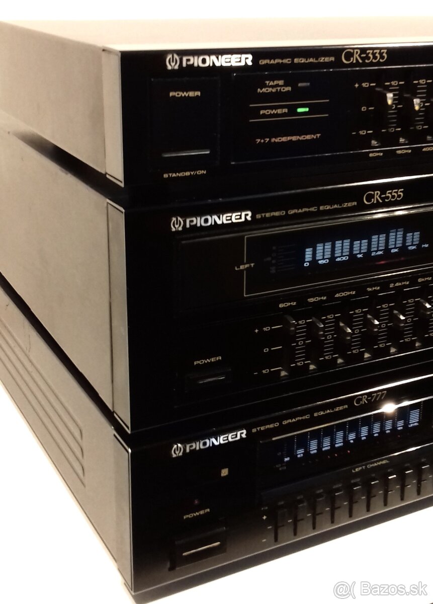 2x7 pasmovy Equalizer PIONEER GR-333 GR-555 JAPAN AE81, AE55 - 2