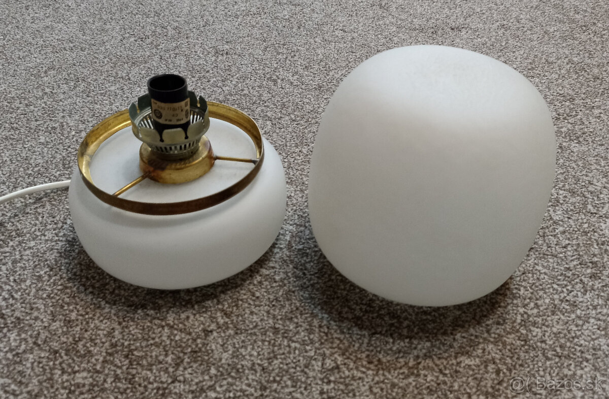 Stará retro lampička Osvětlovací sklo, Slunce seno erotika - 2