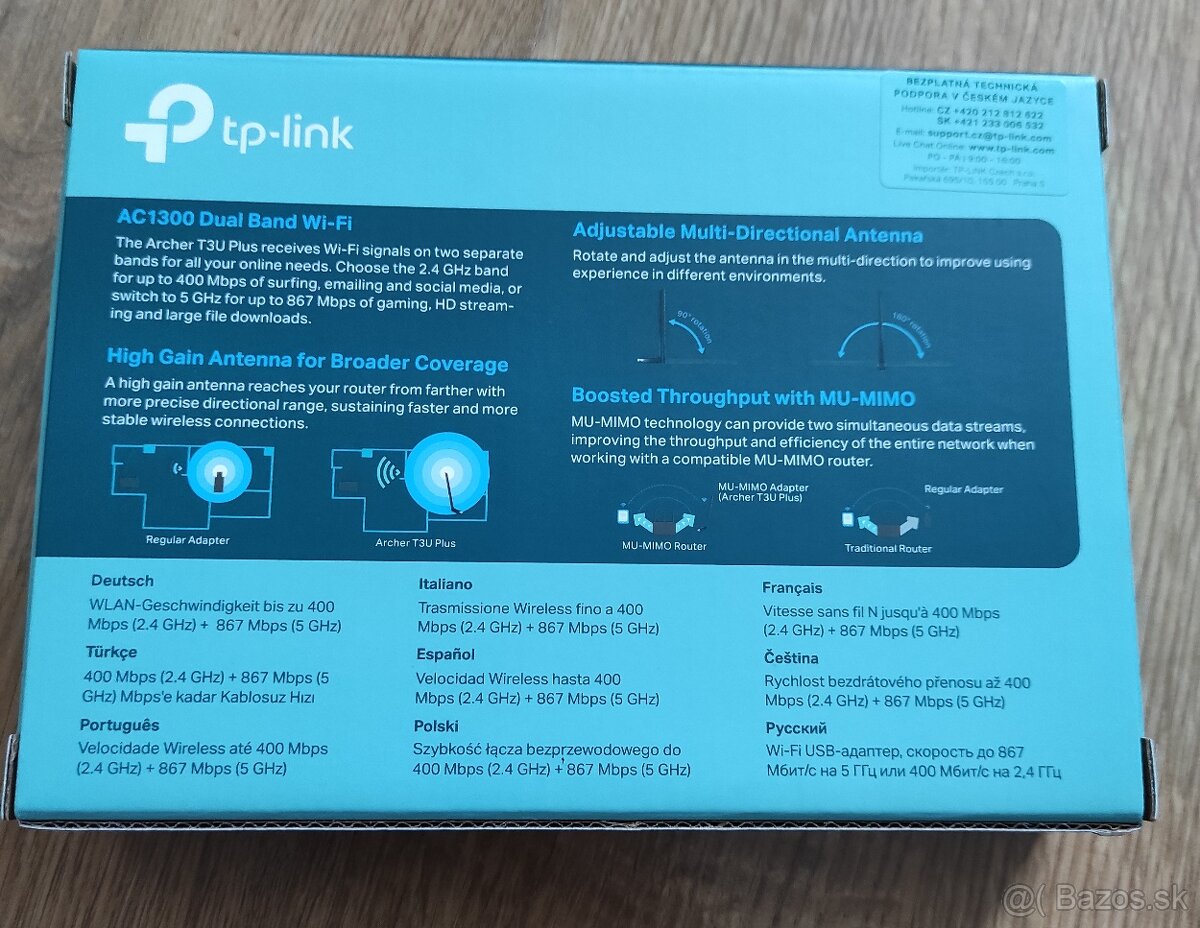 Wi-Fi adaptér TP-Link Archer T3U Plus (Archer T3U Plus) - 2