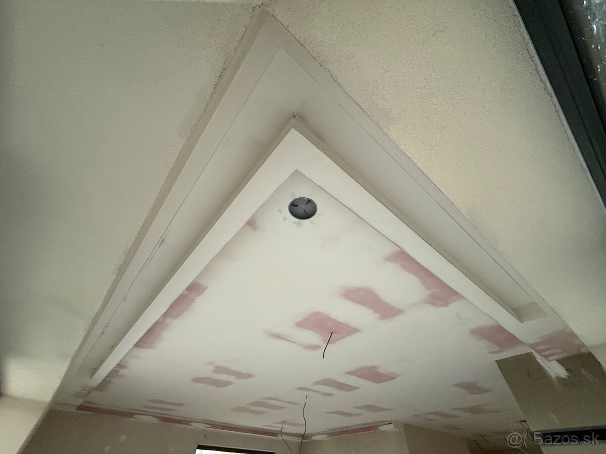 Sádrokartónové práce, dekoračné omietky - 2