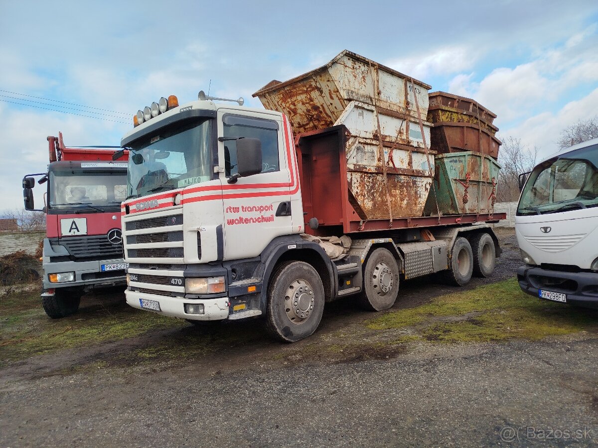 Predám scaniu 8x4 hakovy nosič kontajnerov - 2