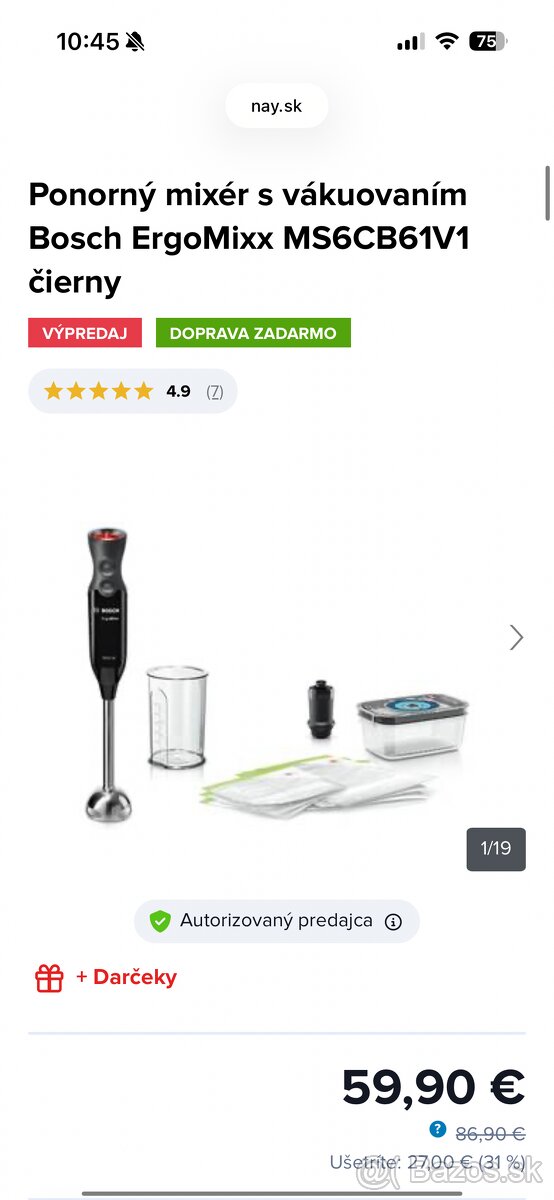 Tyčový mixér Bosch - 2