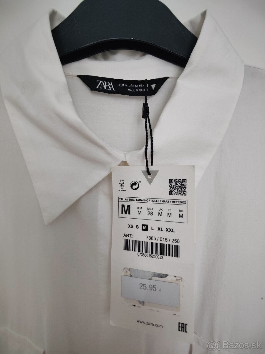 Košeľové šaty Zara veľkosť M - 2