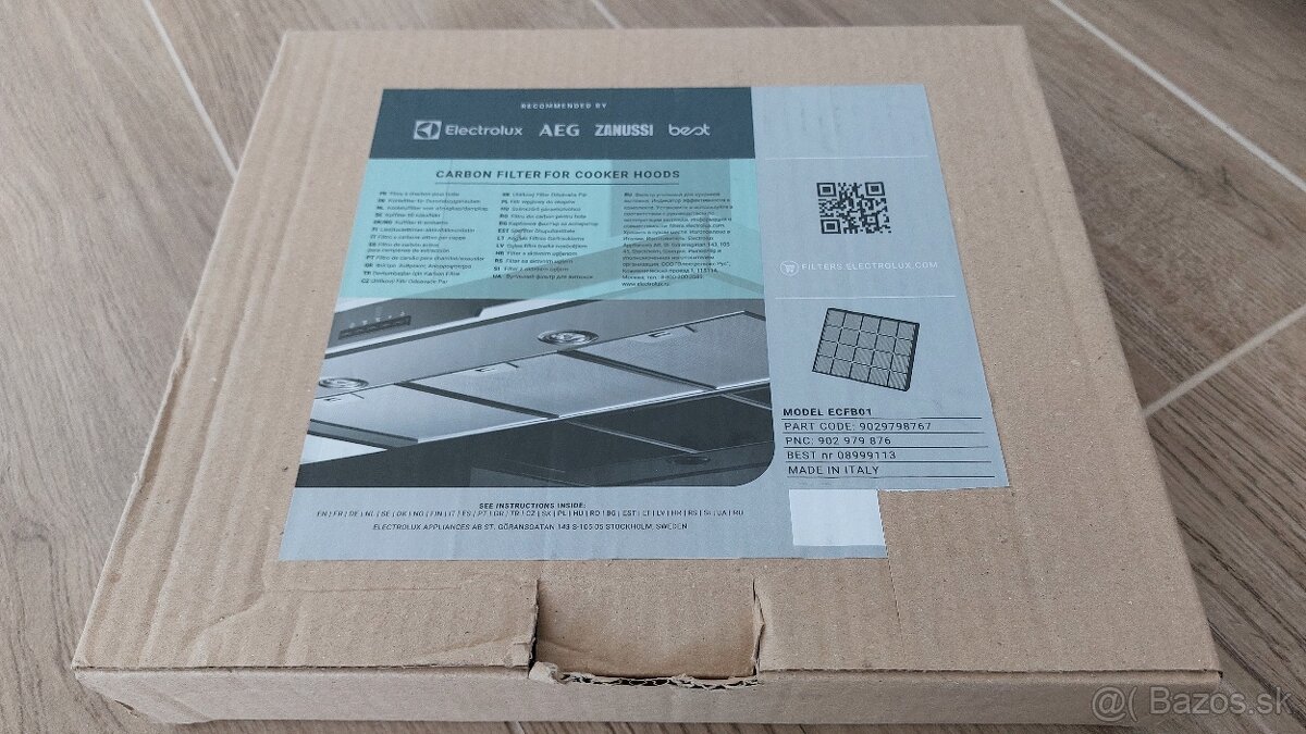 Filter na digestor model ECFB01 na electrolux aeg zanussi - 2