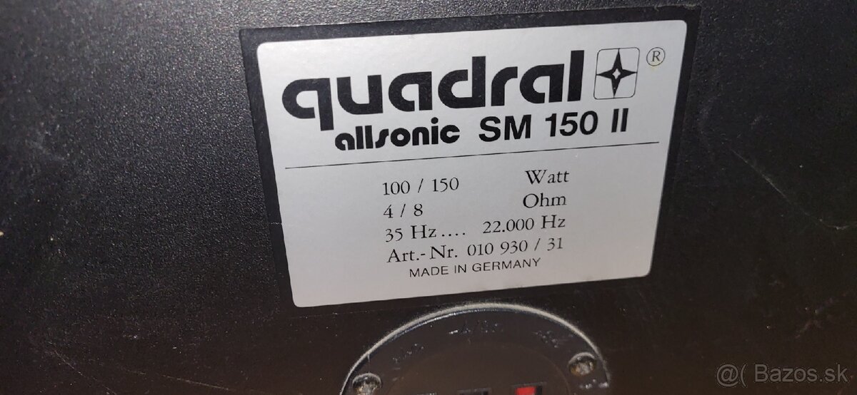 reproduktory quadral allsonic sm 150 - 2