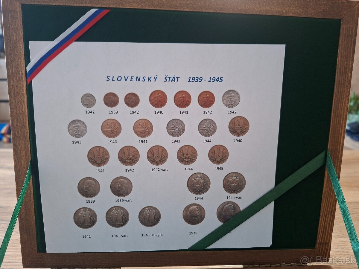 Slovenský štát - mince 1939 - 1945 - 2