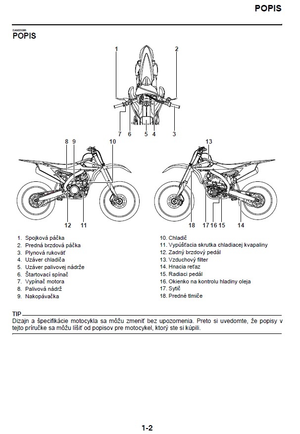 Yamaha YZF 450 2017 - 2