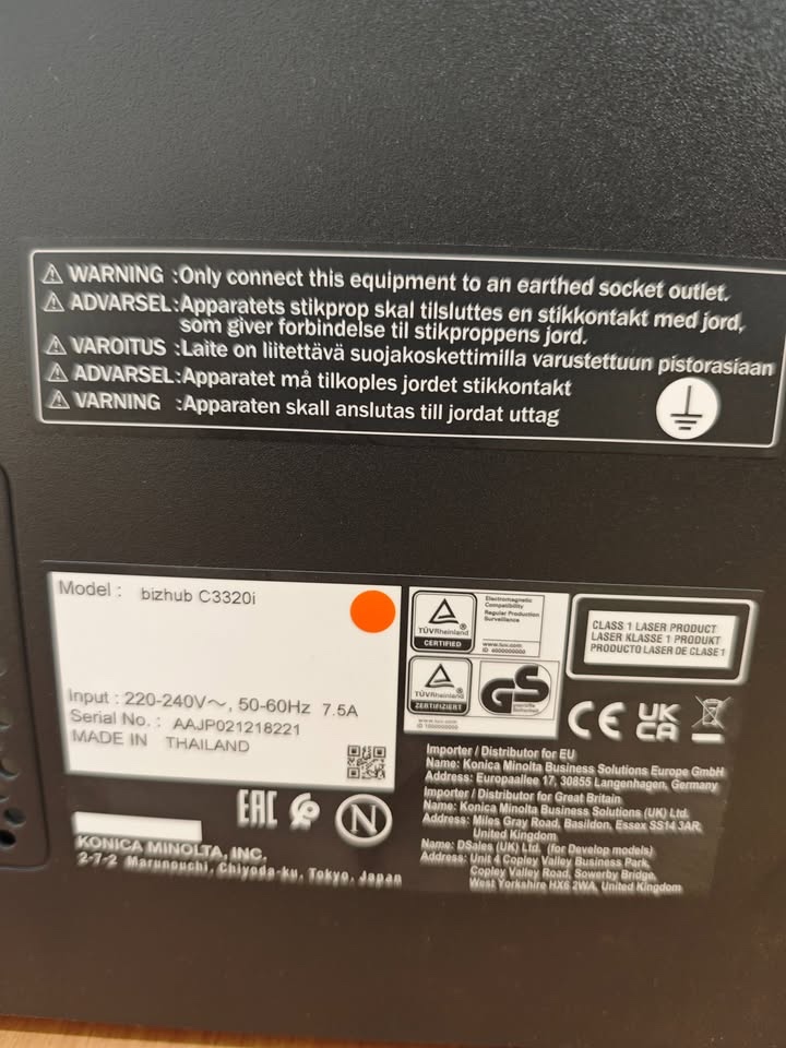 konica minolta c3320i - 2