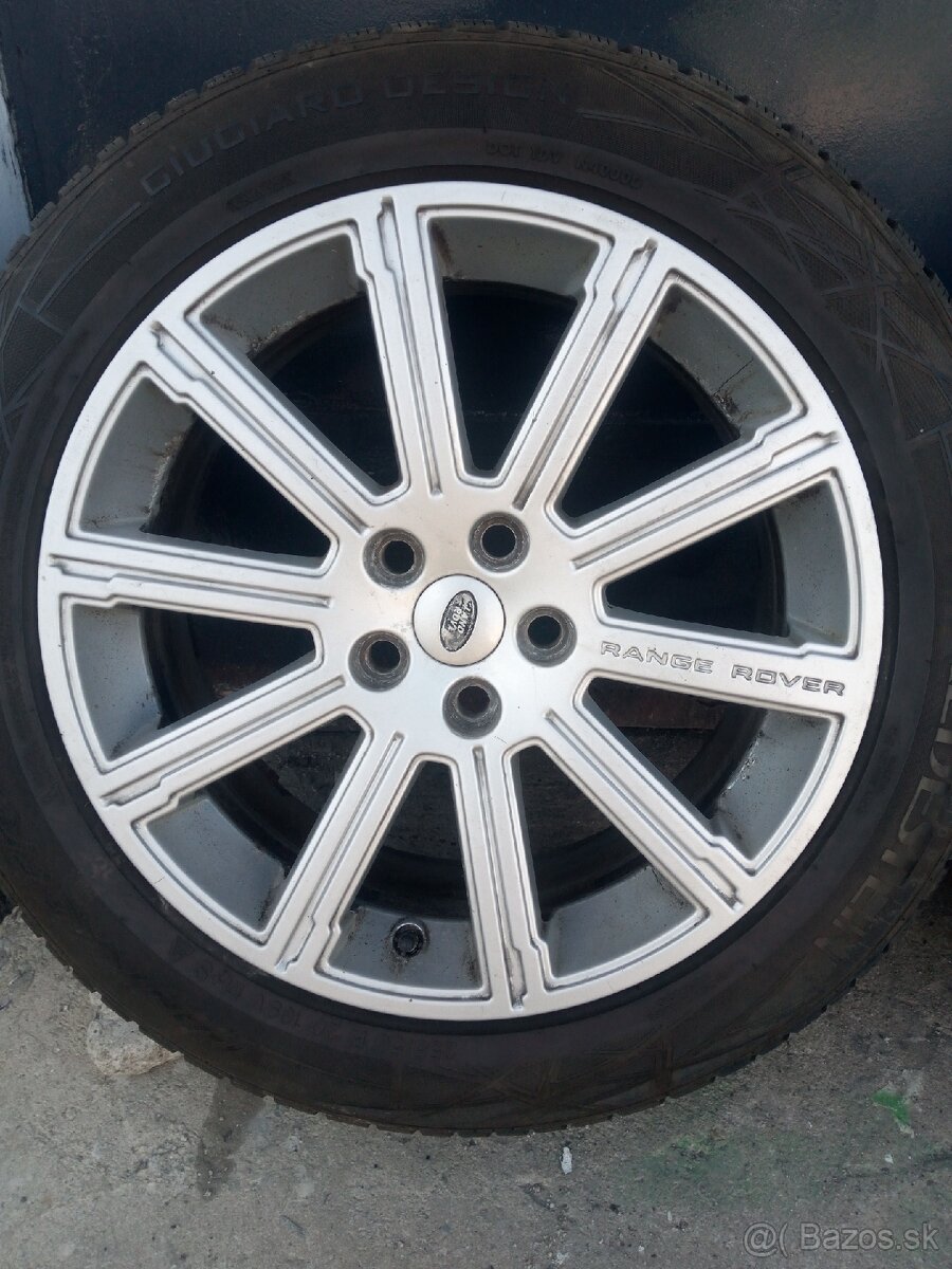 Hliníkové disky Land Rover zimné pneu 255/50R20