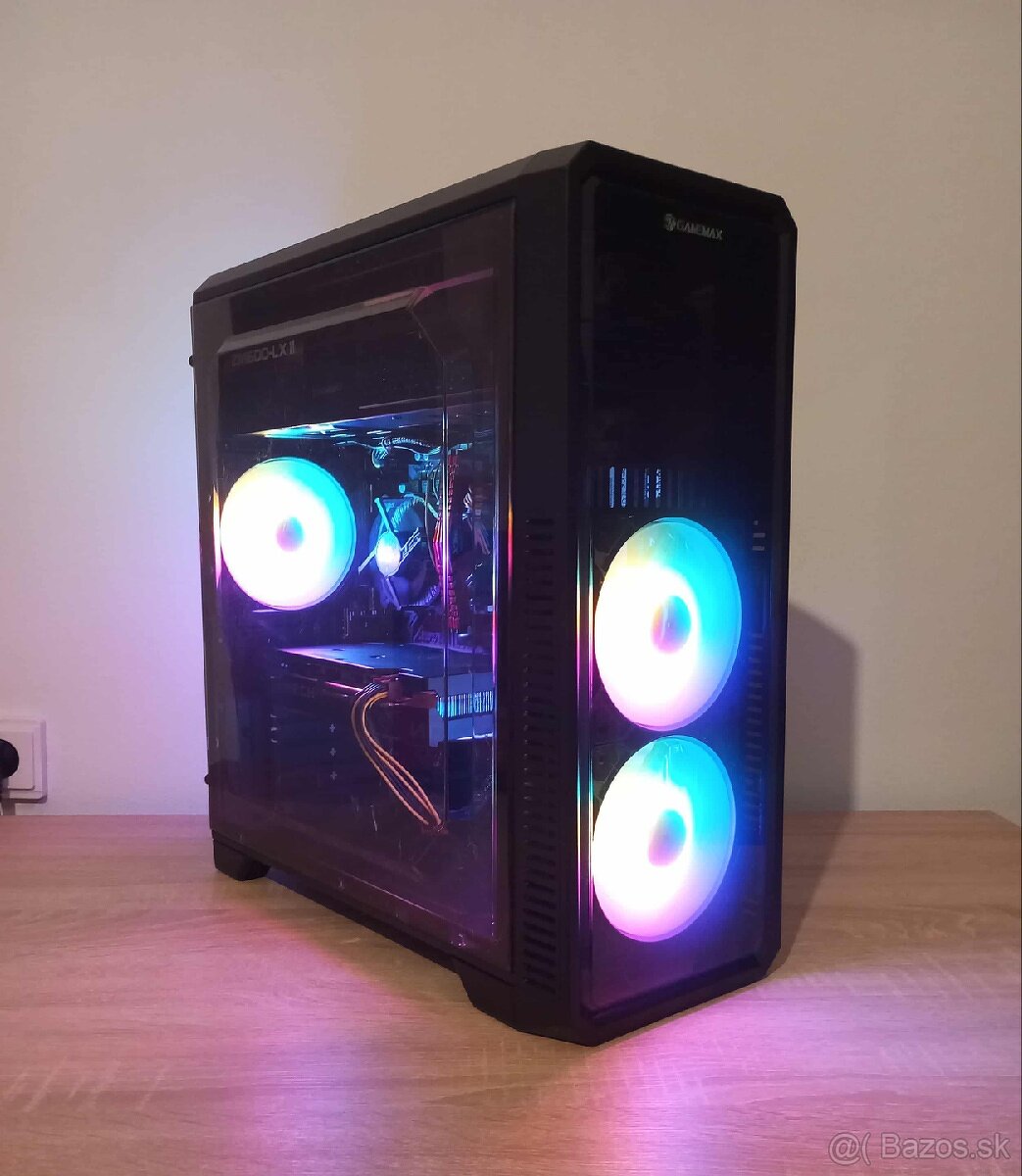 Herný PC RX 6600 XT 8GB, i5 9400f, 16GB, SSD, HDD - 2