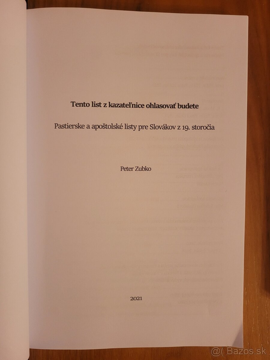 Slovenská kazateľská spisba 19. storočia - 2