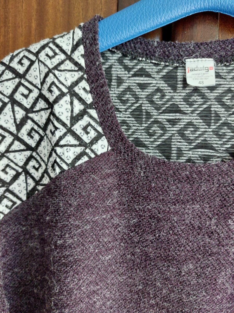 Fialový pulóver - 2