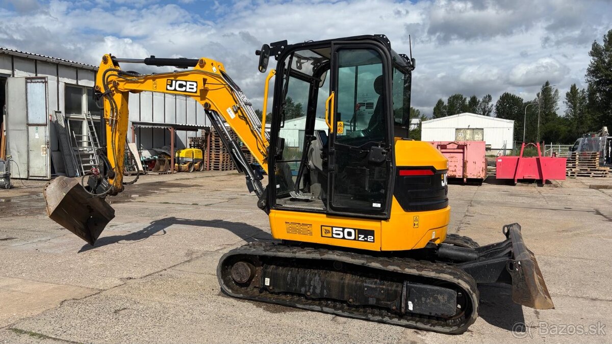 Rýpadlo JCB 50 Z- 5 tun -rok 2022 pouze 1139 mth TOP STAV - 2