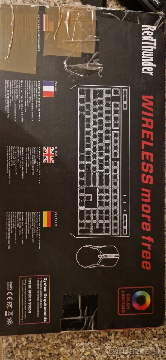 KLAVESNICA +MYŠ RGB - 2